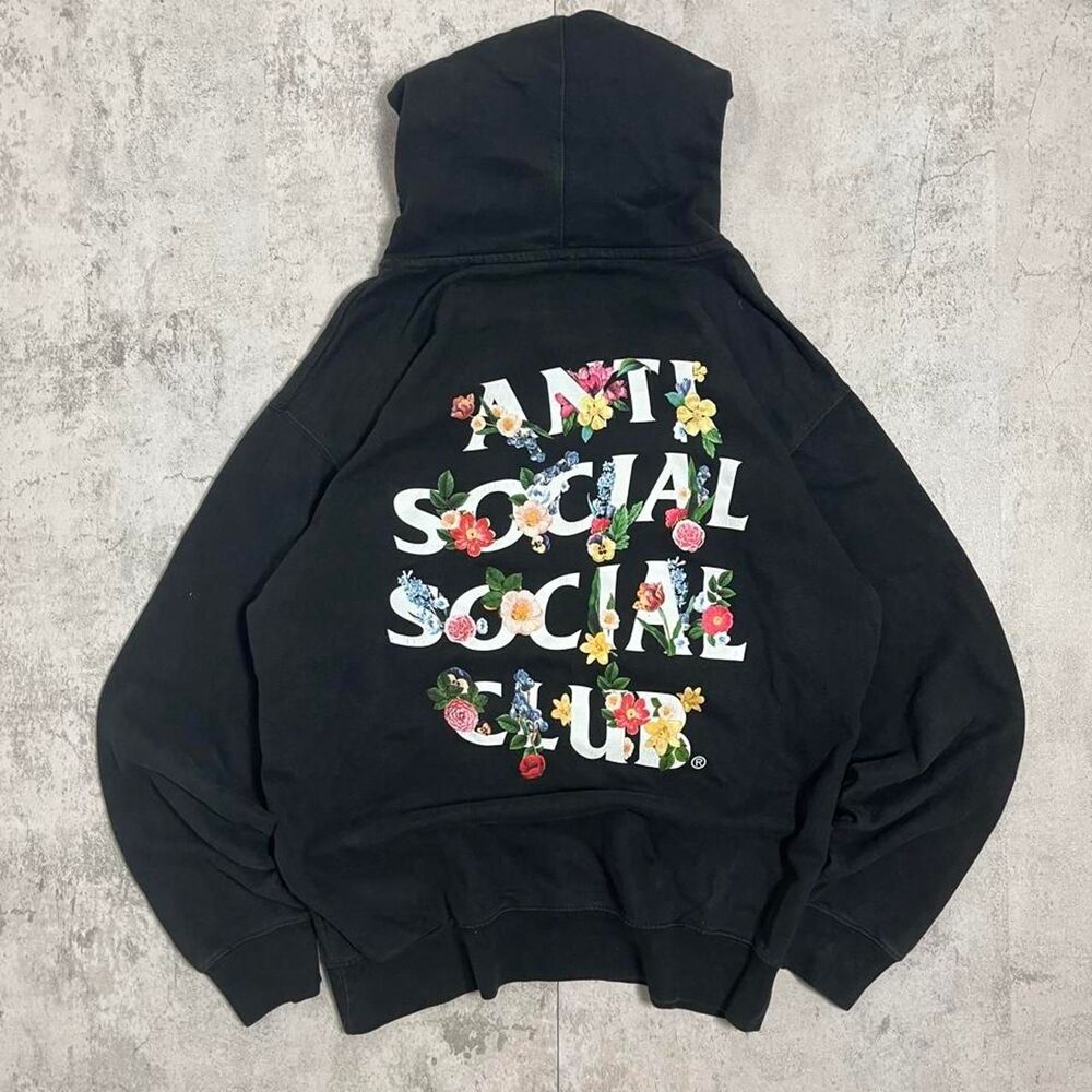 Anti-social-social-club Men's Black Hoodie